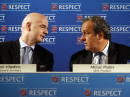 Guerre ouverte à la FIFA: Platini porte plainte contre Infantino pour dénonciation calomnieuse Guerre ouverte à la FIFA: Platini porte plainte contre Infantino pour dénonciation calomnieuse image principale